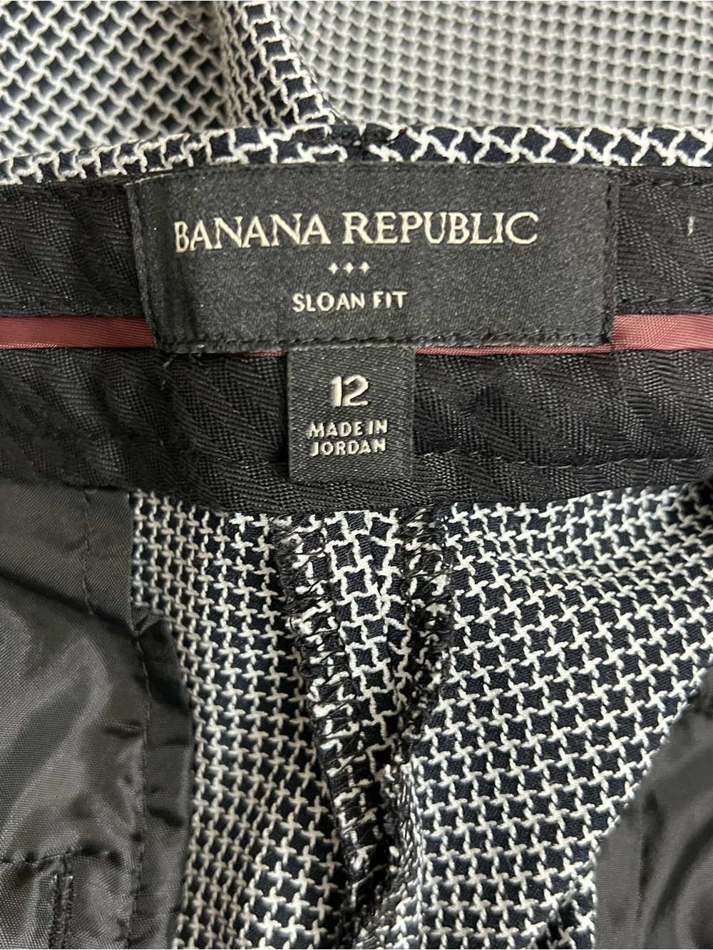 Banana Republic Sloan Fit Women’s Size 12 US Midi Rise Stretch Pants Black - Picture 13 of 15